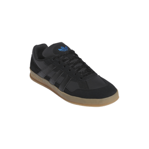 ADIDAS Aloha Super Shoes Core Black/Carbon/Blue Bird Men's Skate Shoes Adidas 
