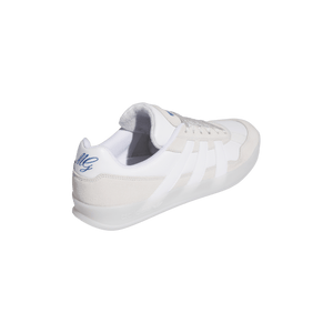 ADIDAS Aloha Super Shoes Crystal White/Cloud White/Blue Bird Men's Skate Shoes Adidas 