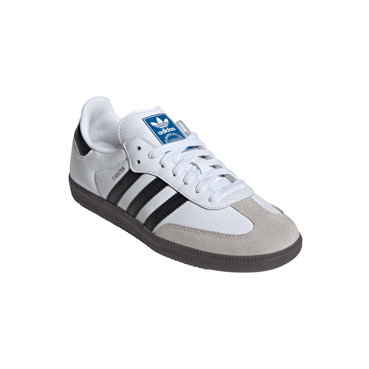 ADIDAS Women's Samba OG Shoes Cloud White/Core Black/Clear Granite Women's Shoes Adidas 