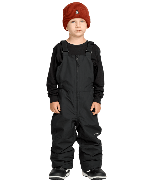 VOLCOM Toddler Little Flurry Insulated Bib Snow Pants Black 2026 Toddler Outerwear Volcom 