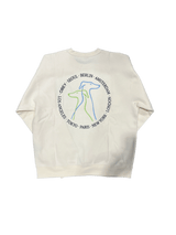 OBEY City Dogs Crew Unbleached Men's Crewnecks Obey 