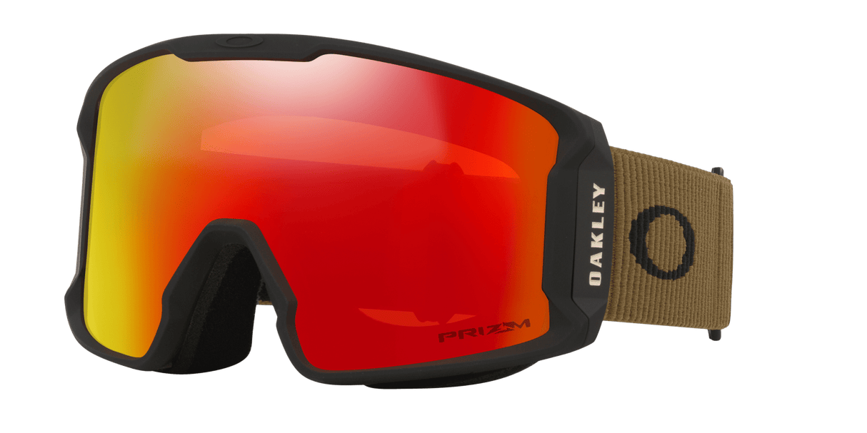 OAKLEY Line Miner L Army Green Corduroy - Prizm Torch Iridium Snow Goggle Snow Goggles Oakley 