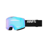 100% Norg Black - HiPER Silver Mirror + HiPER Pink/Turquoise Mirror Snow Goggle Snow Goggles 100% 