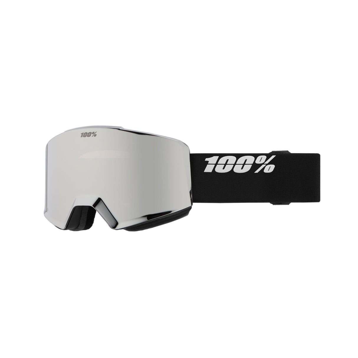 100% Norg Black - HiPER Silver Mirror + HiPER Pink/Turquoise Mirror Snow Goggle Snow Goggles 100% 