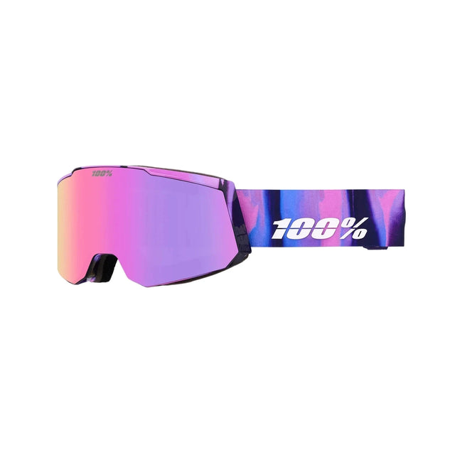 100% Snowcraft S Ink - HiPER Purple Mirror + HiPER Turquoise Mirror Snow Goggle Snow Goggles 100% 