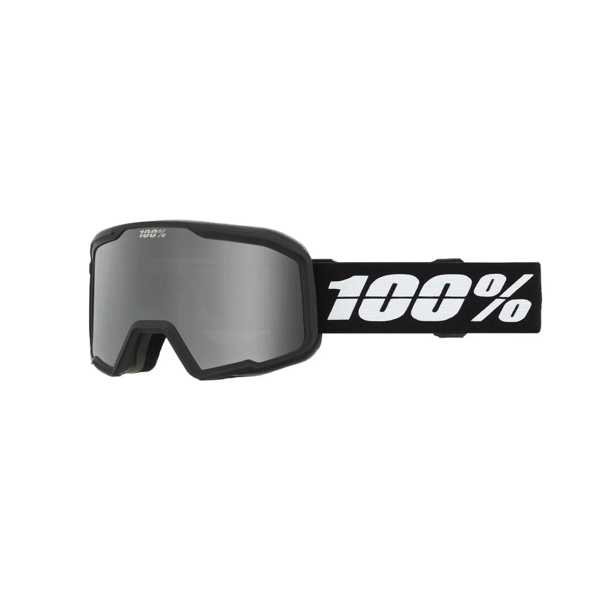 100% Valnor II Black - Silver Mirror Snow Goggle Snow Goggles 100% 