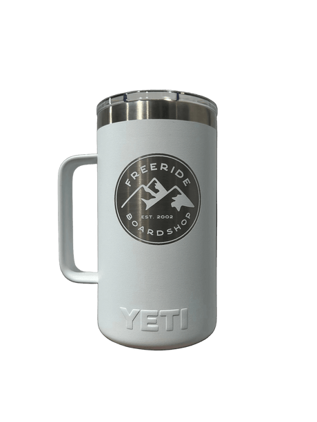 YETI Rambler 710 ML Mug With Magslider Lid Freeride White Drinkware Yeti 