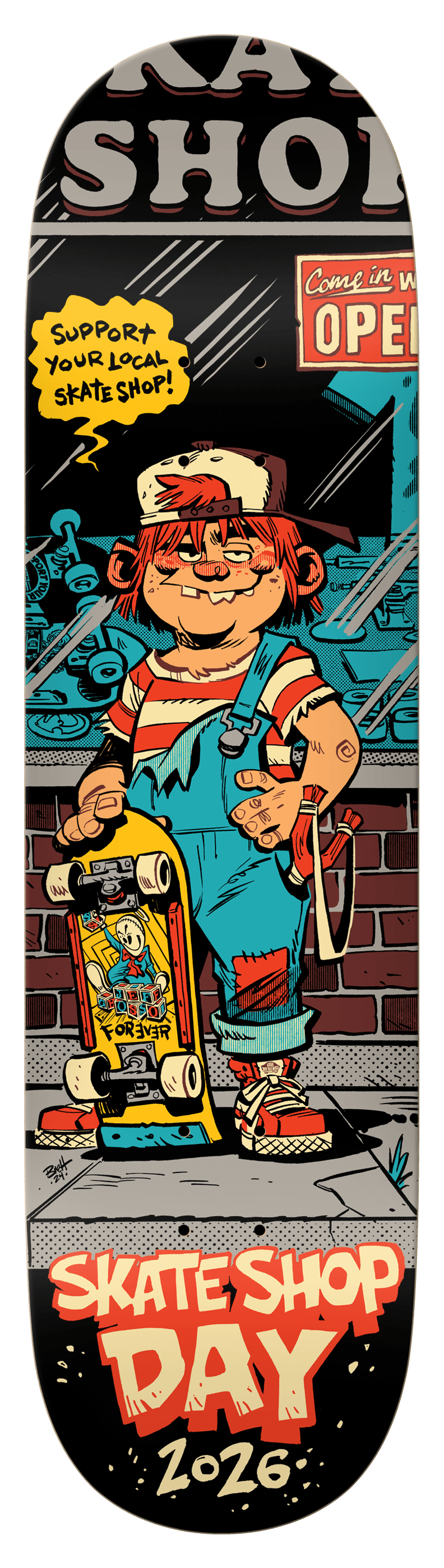DLX Shop Keepers 8.06 Skateboard Deck Skateboard Decks Krooked 