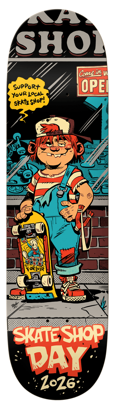 DLX Shop Keepers 8.06 Skateboard Deck Skateboard Decks Krooked 