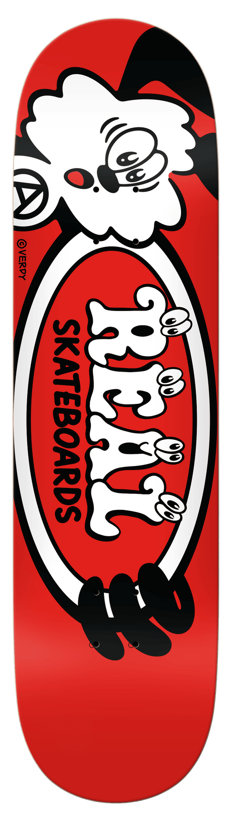 REAL Verdy Oval 8.38 Skateboard Deck Skateboard Decks Real 