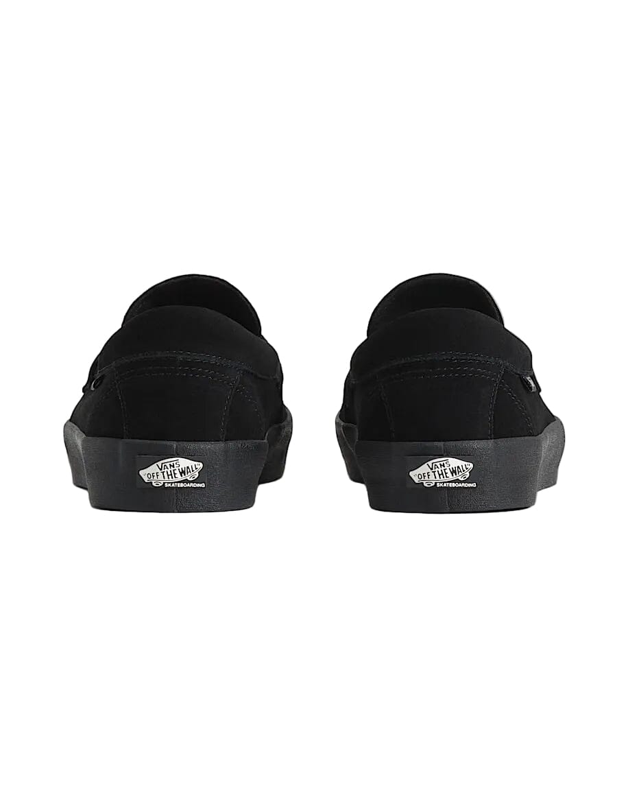 VANS Skate Loafer Shoes Suede Black/Black Men's Skate Shoes Vans 