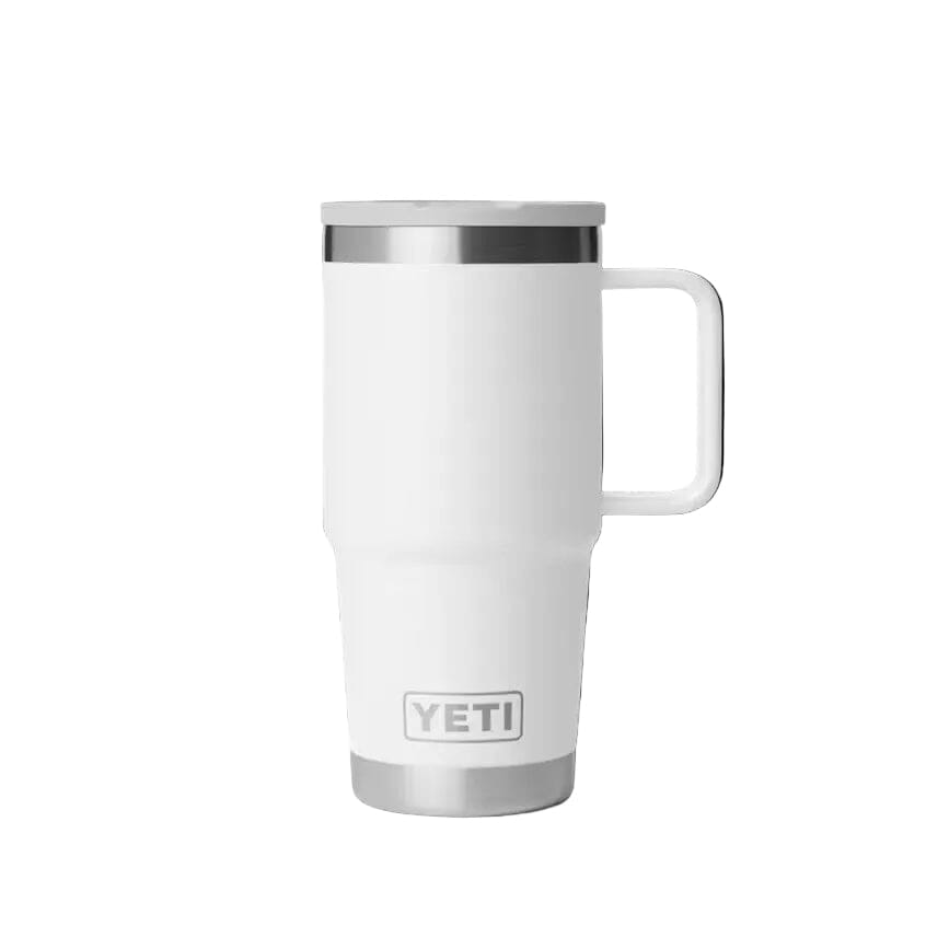 YETI Rambler 591 ml Travel Straw Mug With Colour-Matched Straw Lid White Drinkware Yeti 