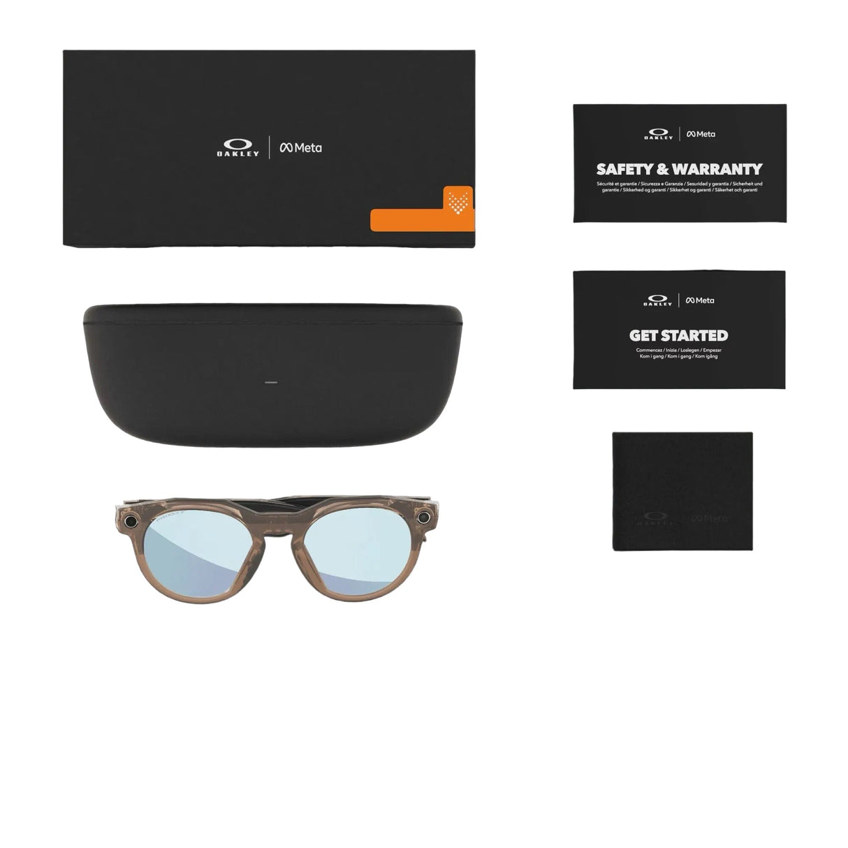 OAKLEY Meta HSTN Brown Smoke - Prizm Deep Water Polarized Sunglasses Sunglasses Oakley 