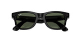 RAY-BAN Meta Wayfarer Shiny Black - G-15 Green (Gen 2) Sunglasses Sunglasses Ray-Ban 