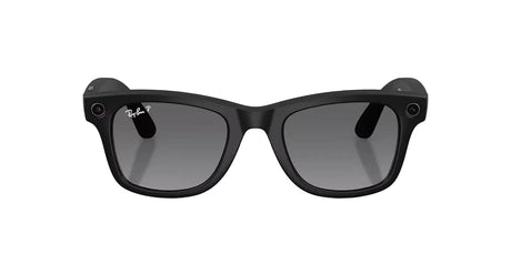RAY-BAN Meta Wayfarer Matte Black - Graphite Polarized (Gen 2) Sunglasses Sunglasses Ray-Ban 
