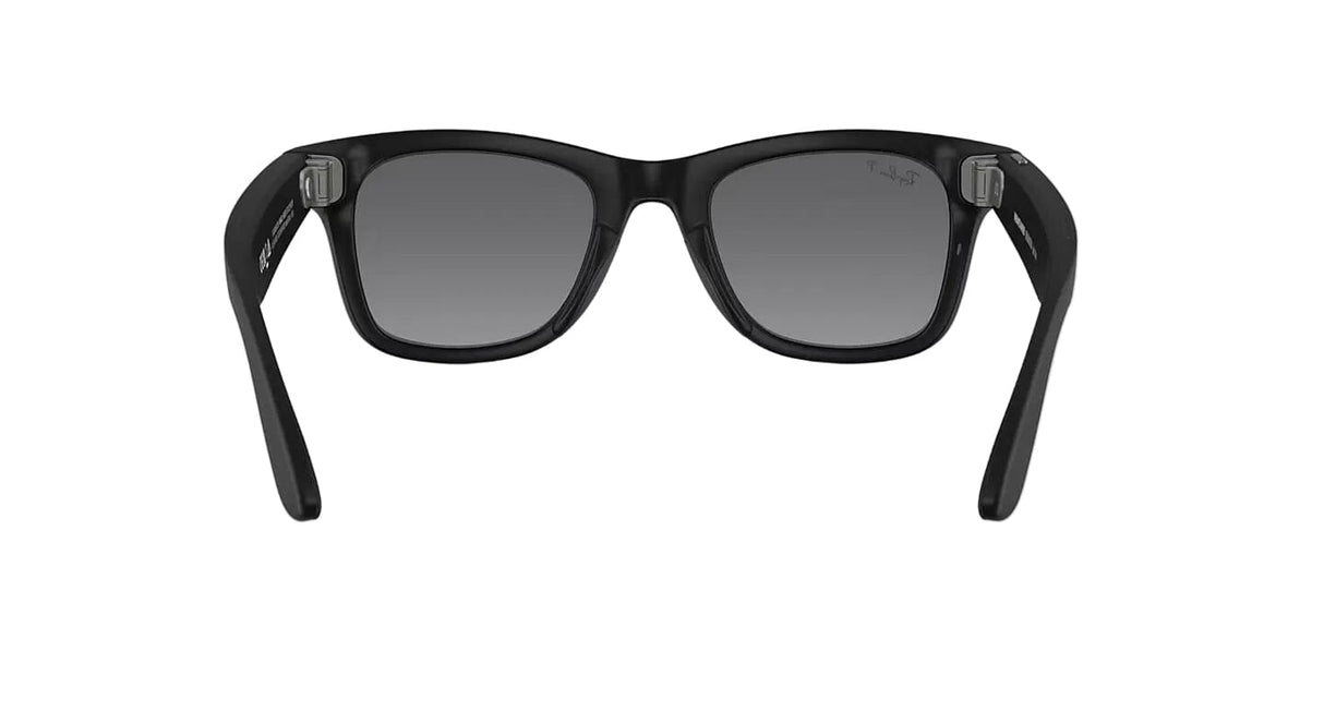 RAY-BAN Meta Wayfarer Matte Black - Graphite Polarized (Gen 2) Sunglasses Sunglasses Ray-Ban 