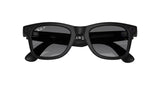 RAY-BAN Meta Wayfarer Matte Black - Graphite Polarized (Gen 2) Sunglasses Sunglasses Ray-Ban 