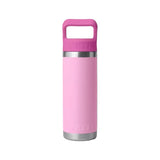 Yeti Rambler 532 ML Water Bottle With Colour-Blocked Straw Cap Power Pink/Wildflower Drinkware Yeti 