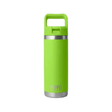 YETI Rambler 532 ML Water Bottle With Colour-Matched Straw Cap Venom Drinkware Yeti 