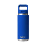 YETI Rambler 769 ML Water Bottle Colour-Matched Straw Cap Royal Blue Drinkware Yeti 