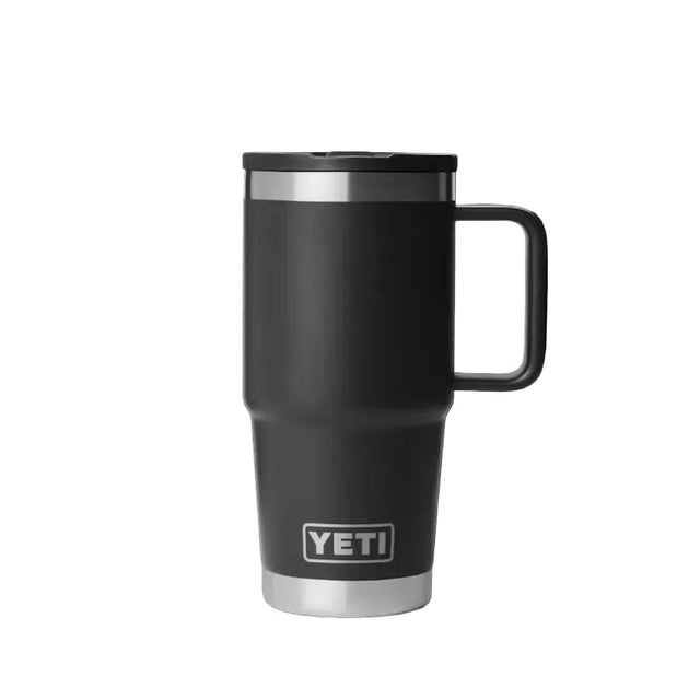 YETI Rambler 591 ml Travel Straw Mug With Colour-Matched Straw Lid Black Drinkware Yeti 