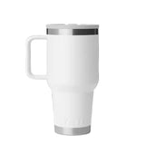 YETI Rambler 887 ml Travel Straw Mug With Colour-Matched Straw Lid White Drinkware Yeti 