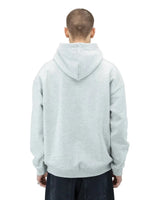 BEYOND MEDALS Distressed Logo Hoodie Grey Mel Men's Pullover Hoodies Beyond Medals 