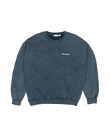 BEYOND MEDALS Distressed Logo Crewneck Black Men's Crewnecks Beyond Medals 