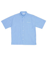 BEYOND MEDALS Short Sleeve Shirt L.Blue Men's Short Sleeve Button Up Shirts Beyond Medals 