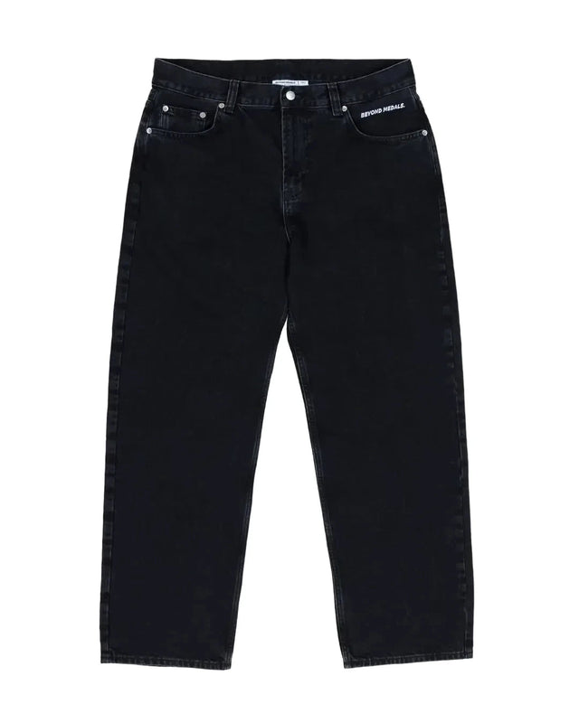 BEYOND MEDALS Loose Jeans Black Men's Denim Beyond Medals 