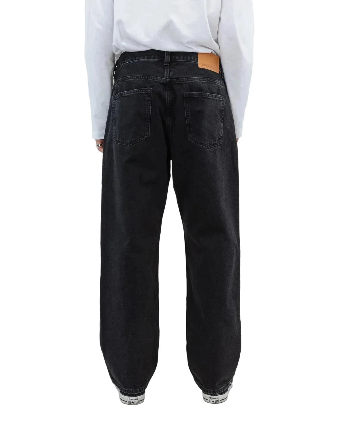 BEYOND MEDALS Loose Jeans Black Men's Denim Beyond Medals 