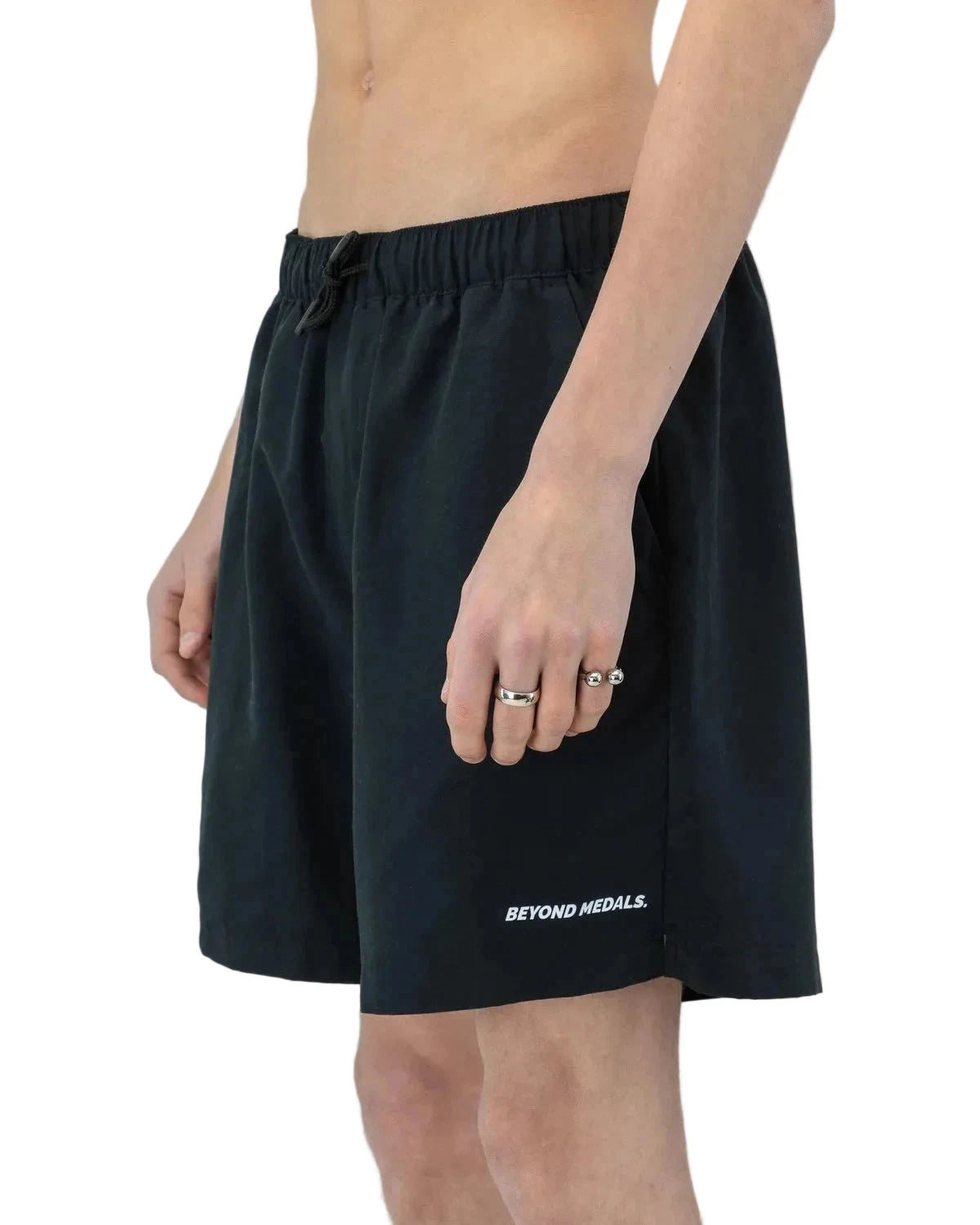 BEYOND MEDALS Swim Shorts Black Men's Boardshorts Beyond Medals 