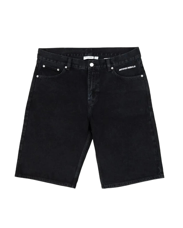 BEYOND MEDALS Jeans Shorts Black Men's Walkshorts Beyond Medals 