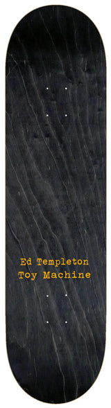 TOY MACHINE Templeton Charred Cross 8.5 Skateboard Deck Skateboard Decks Toy Machine 