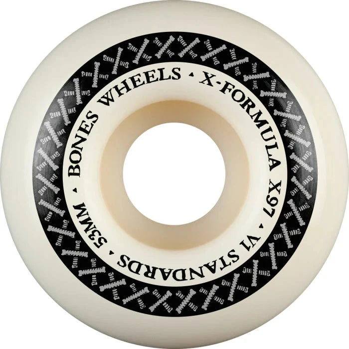 BONES XF Standards V1 97A 53mm Skateboard Wheels Skateboard Wheels Bones 