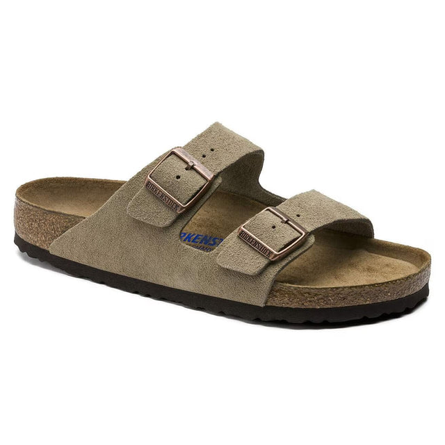 BIRKENSTOCK Women's Arizona Soft Footbed Sandals Taupe Women's Sandals Birkenstock 