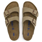 BIRKENSTOCK Women's Arizona Soft Footbed Sandals Taupe Women's Sandals Birkenstock 