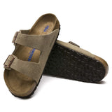 BIRKENSTOCK Women's Arizona Soft Footbed Sandals Taupe Women's Sandals Birkenstock 