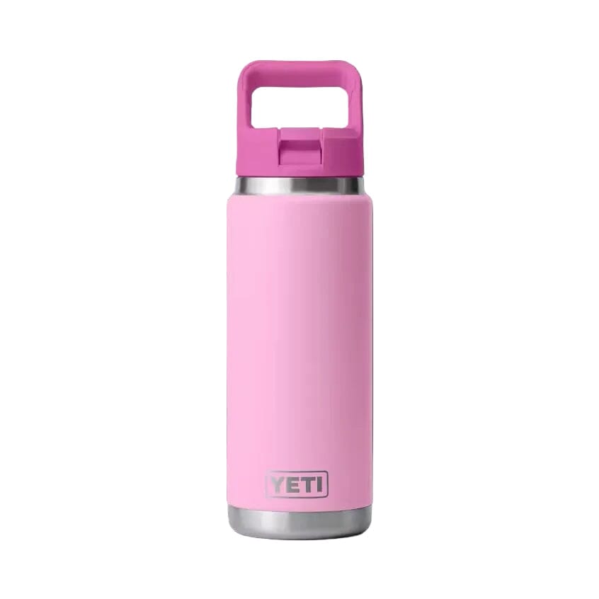 YETI Rambler 769 ML Water Bottle Colour-Blocked Straw Cap Power Pink/Wildflower Drinkware Yeti 