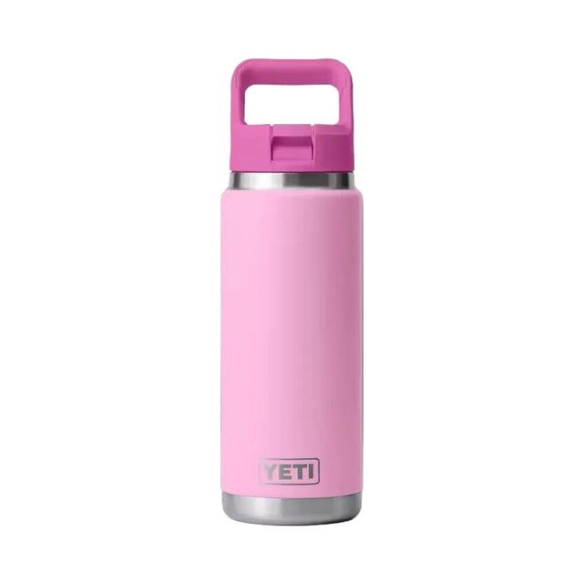 YETI Rambler 769 ML Water Bottle Colour-Blocked Straw Cap Power Pink/Wildflower Drinkware Yeti 