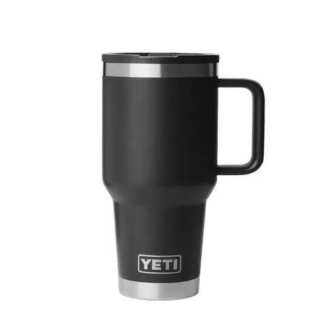 YETI Rambler 887 ml Travel Straw Mug With Colour-Matched Straw Lid Black Drinkware Yeti 