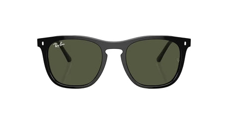 RAY-BAN RB2210 Polished Black - Green Sunglasses Sunglasses Ray-Ban 