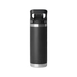 YETI Rambler 532 ML Water Bottle With Flip Chug Cap Black Drinkware Yeti 