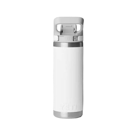 YETI Rambler 532 ML Water Bottle With Flip Chug Cap White Drinkware Yeti 