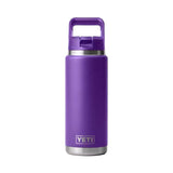 YETI Rambler 769 ML Water Bottle Colour-Matched Straw Cap Pace Purple Drinkware Yeti 