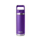 YETI Rambler 532 ML Water Bottle With Colour-Matched Straw Cap Pace Purple Drinkware Yeti 