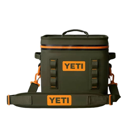 YETI Hopper Flip 12 Soft Cooler Olive/King Crab Orange Coolers Yeti 