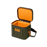 YETI Hopper Flip 12 Soft Cooler Olive/King Crab Orange Coolers Yeti 
