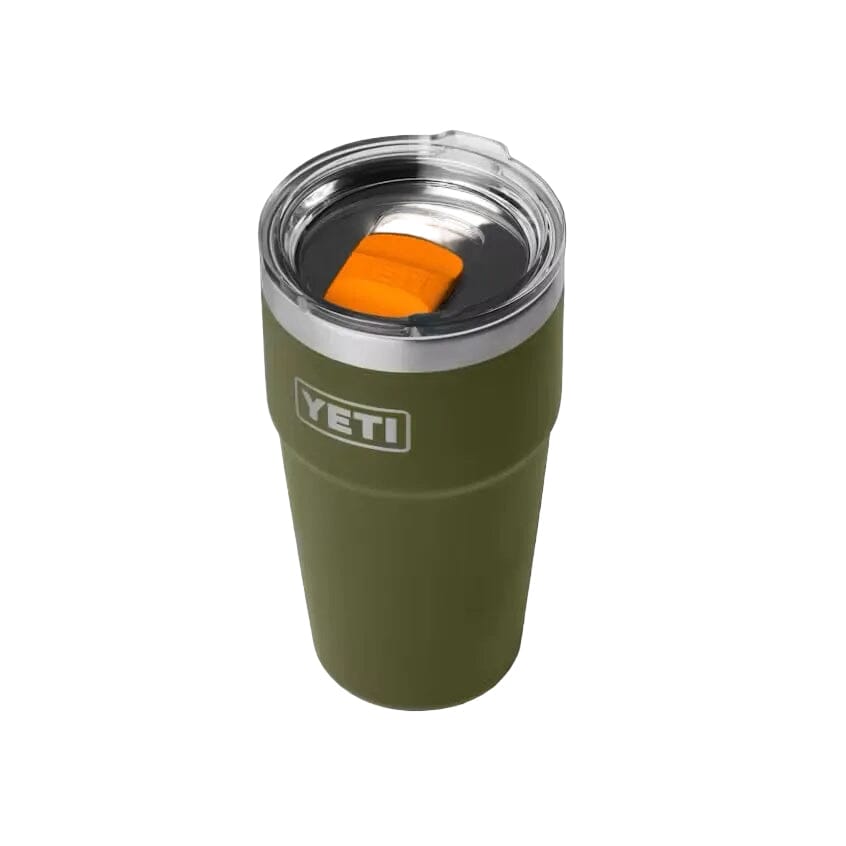 YETI Rambler 591 ML Stackable Cup With Magslider Lid Olive/King Crab Orange Drinkware Yeti 
