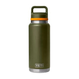 YETI Rambler 1 L Bottle With Colour-Matched Chug Cap Olive/King Crab Orange Drinkware Yeti 